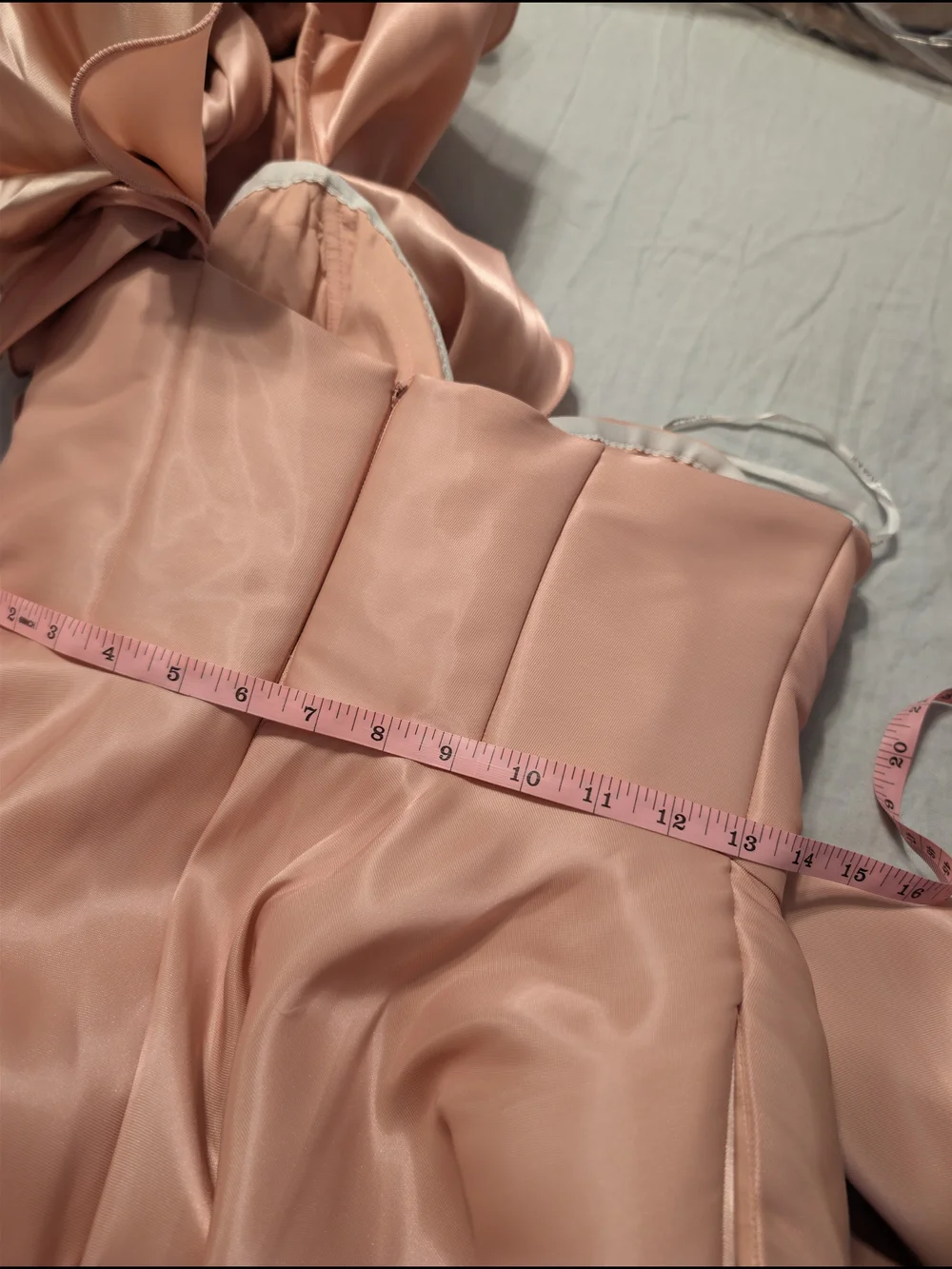 Jovani Blush Pink Ruffle One Shoulder Ball Gown Dress Size 4 NWOT | Style 40796